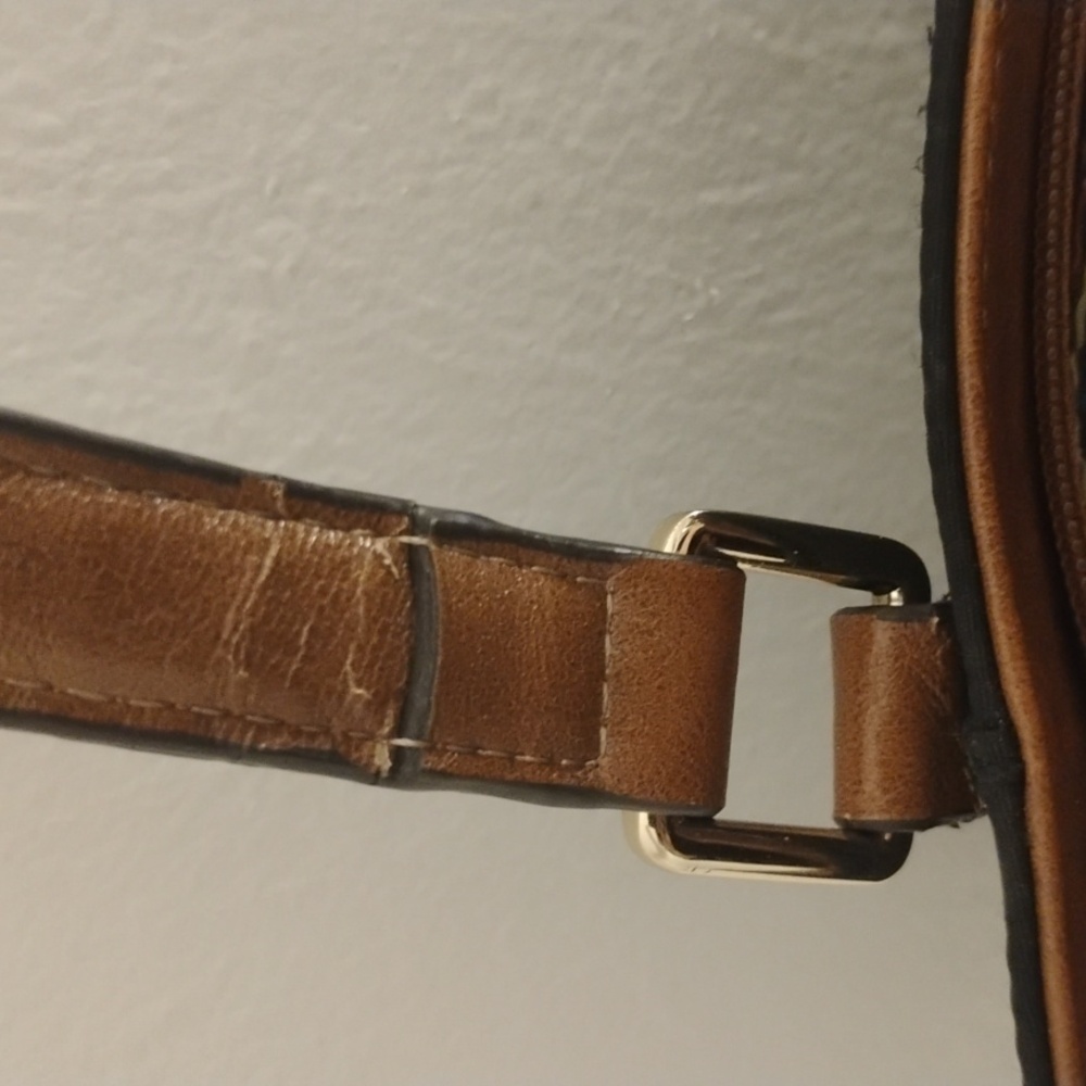 Anne Klein Black and Brown Tote Bag - Picture 8 of 8